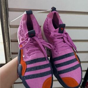 Women's Pink and Orange Athletic Shoes